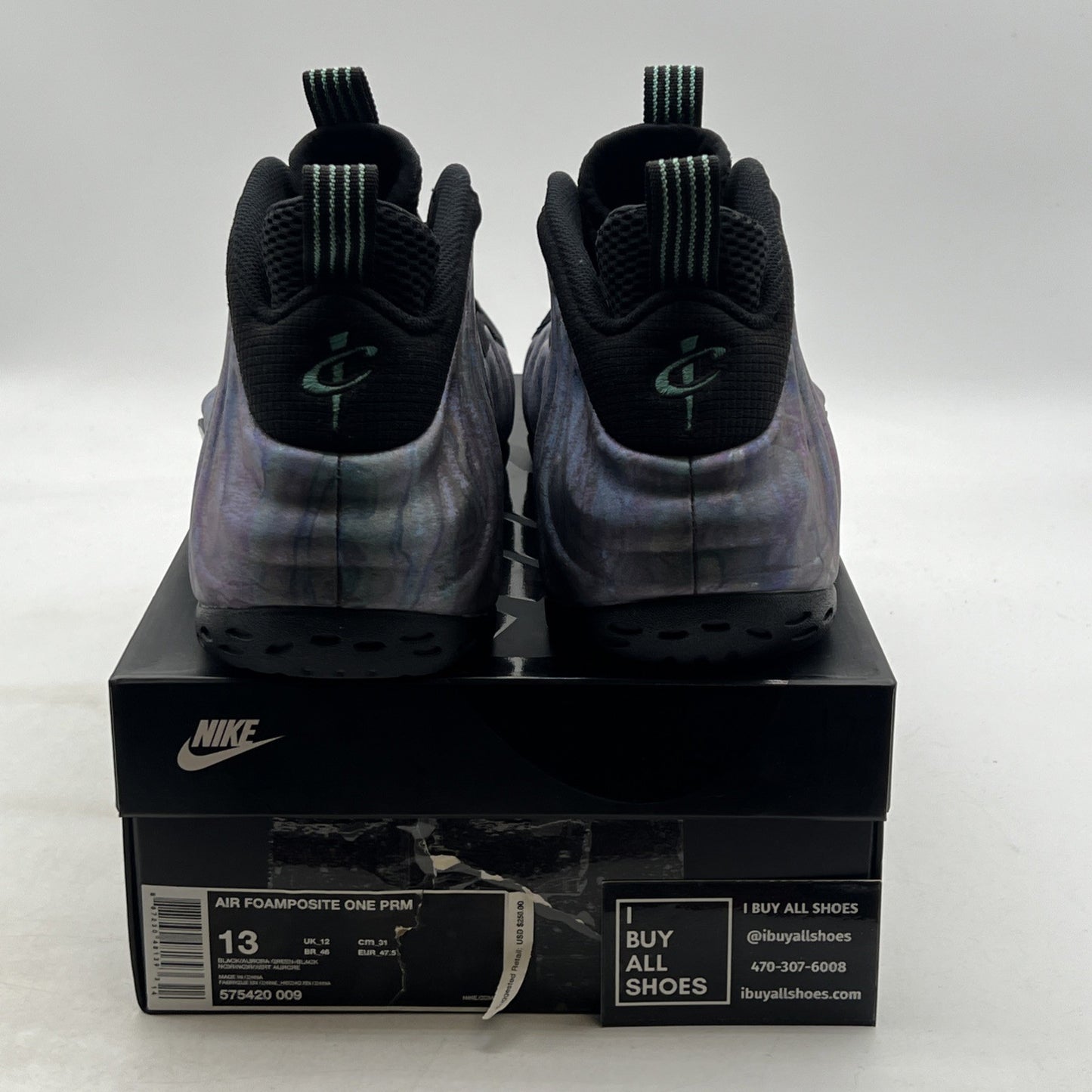 Size 13 - Nike Air Foamposite One Premium Abalone (575420-009)