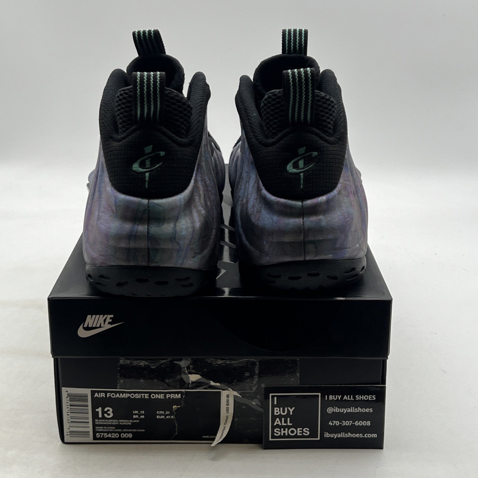 Size 13 - Nike Air Foamposite One Premium Abalone (575420-009)