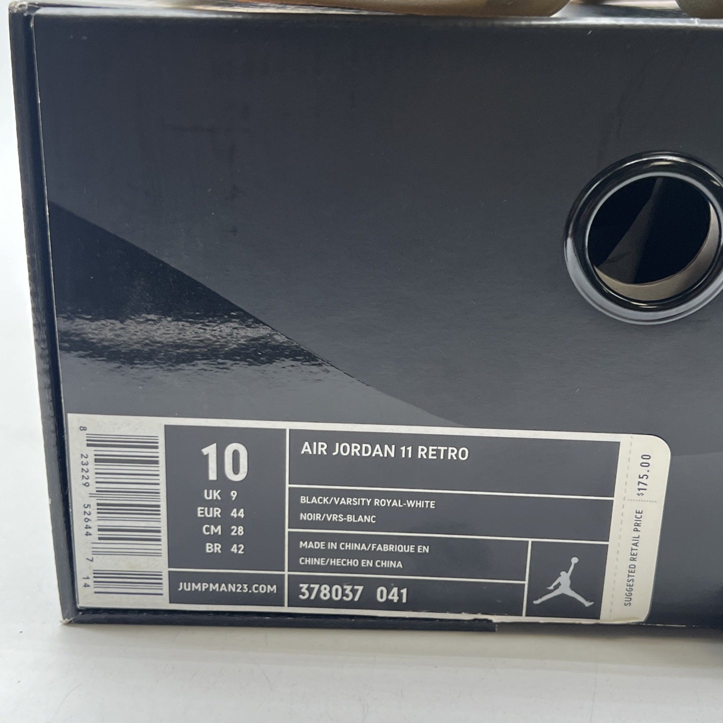 Size 10 - Air Jordan 11 Retro 2009 Space Jam (378037-041)