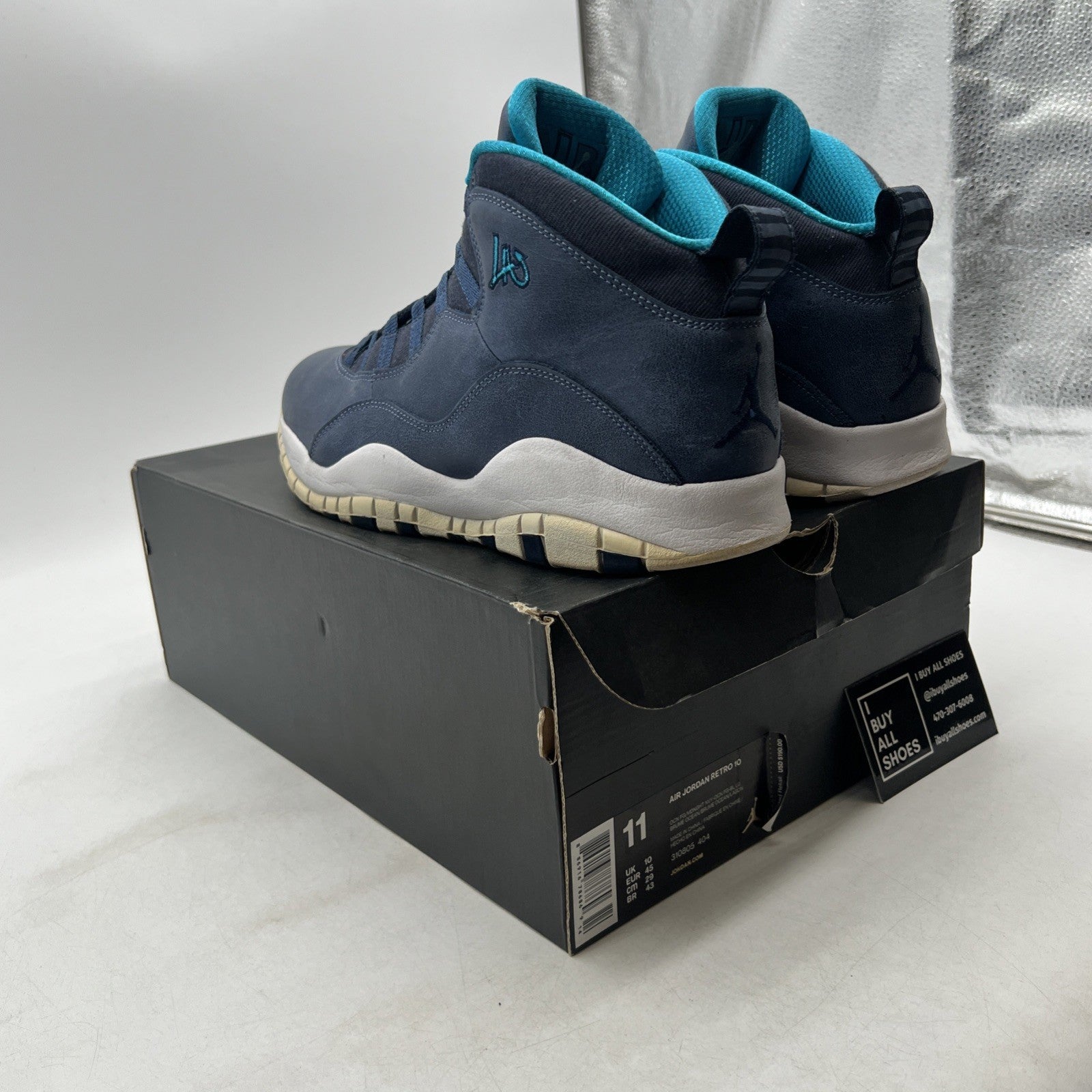 Size 11 - Air Jordan 10 Retro Los Angeles (310805-404)