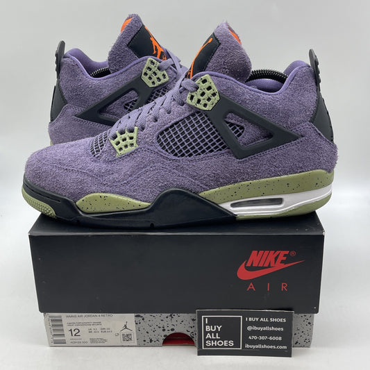Size 12W - Air Jordan 4 Retro Mid Canyon Purple (AQ9129-500)
