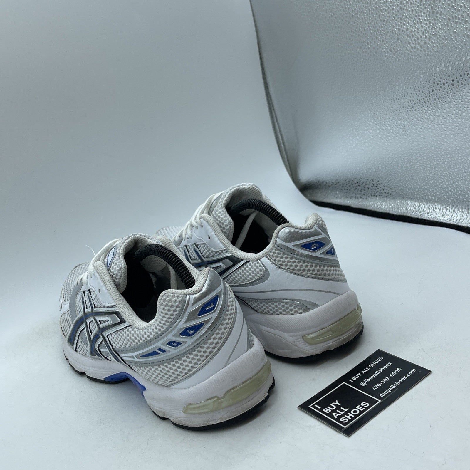 Size 9.5 - ASICS Gel 1130 White Tuna Blue (1201A256)