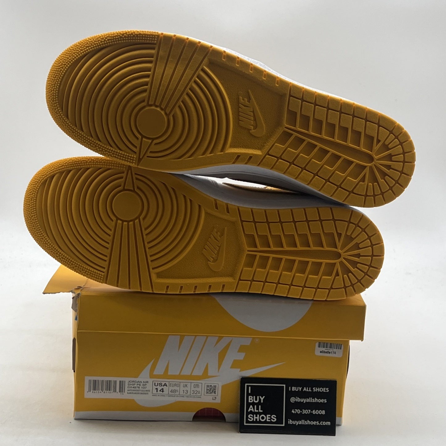 Size 14 - Jordan Air Ship PE SP University Gold (DX4976-107)