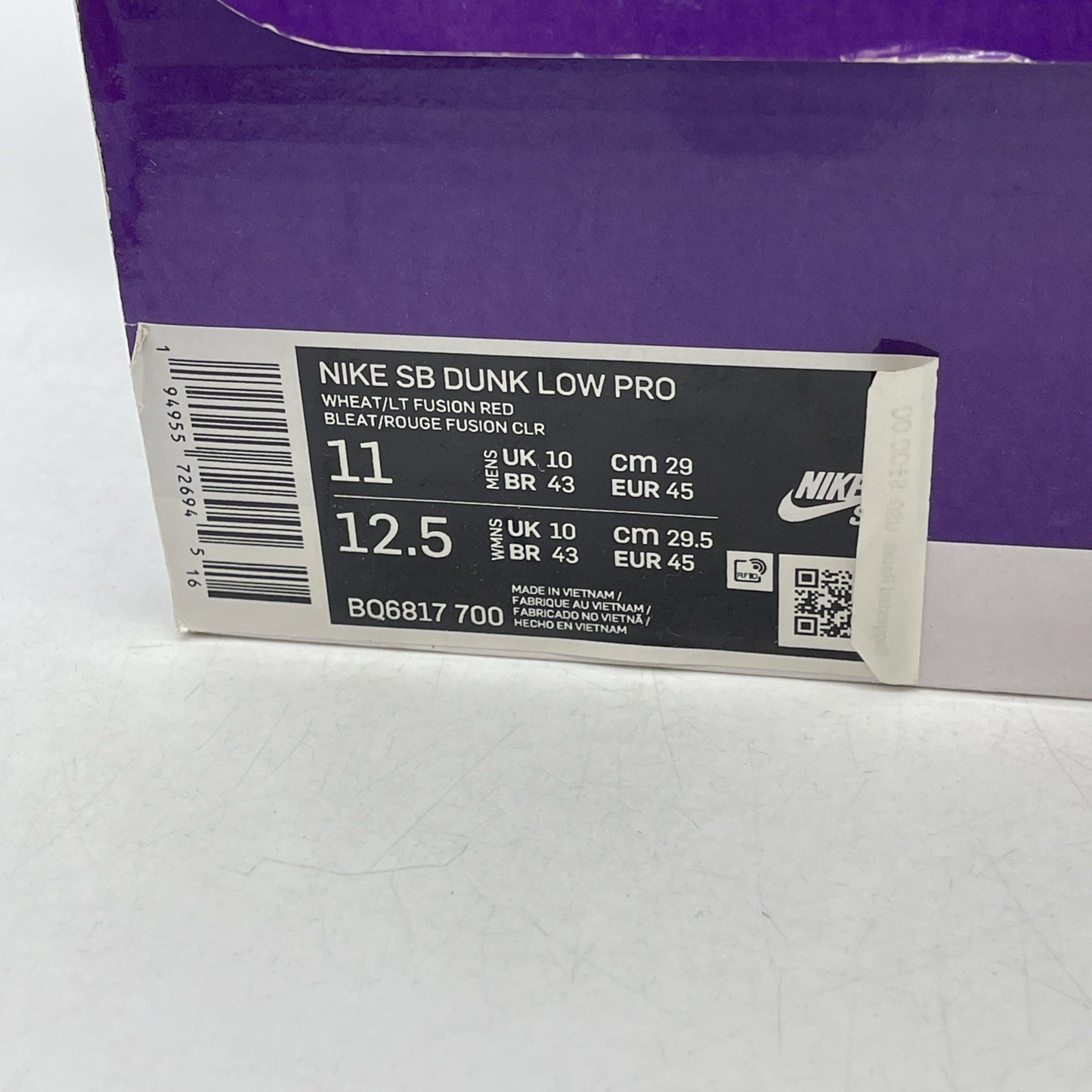 Size 11 - Nike Dunk SB Low Reverse Papa Bear (BQ6817-700