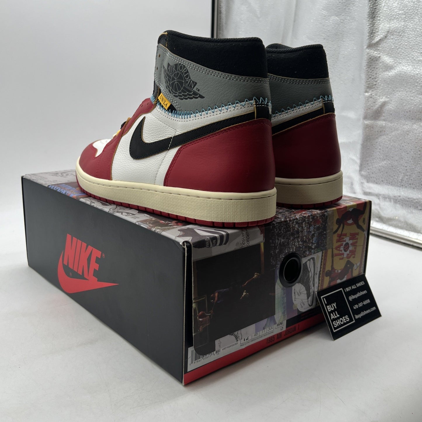 Size 12 - Union LA x Air Jordan 1 Retro OG SP High Chicago Shadow (HV8563-600)
