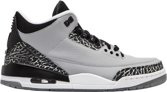 Size 9.5 - Air Jordan 3 Retro Wolf Grey (136064-004)