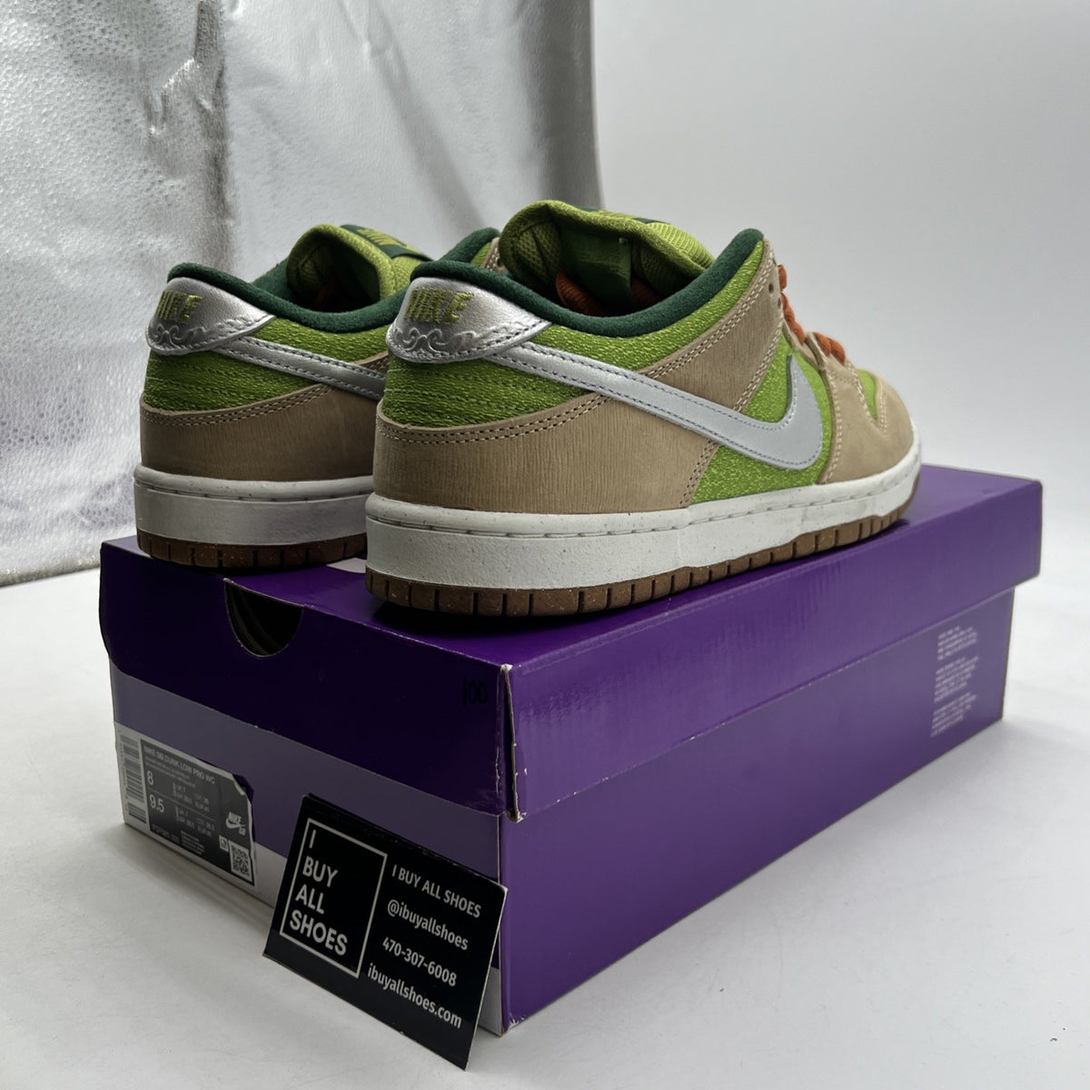Size 8 - Nike Dunk Pro SB Low Escargot (FQ7585-200)