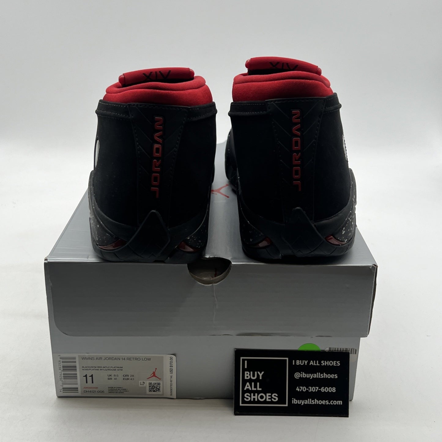 Size 11 - Air Jordan 14 Retro Low Red Lipstick W (DH4121-006)