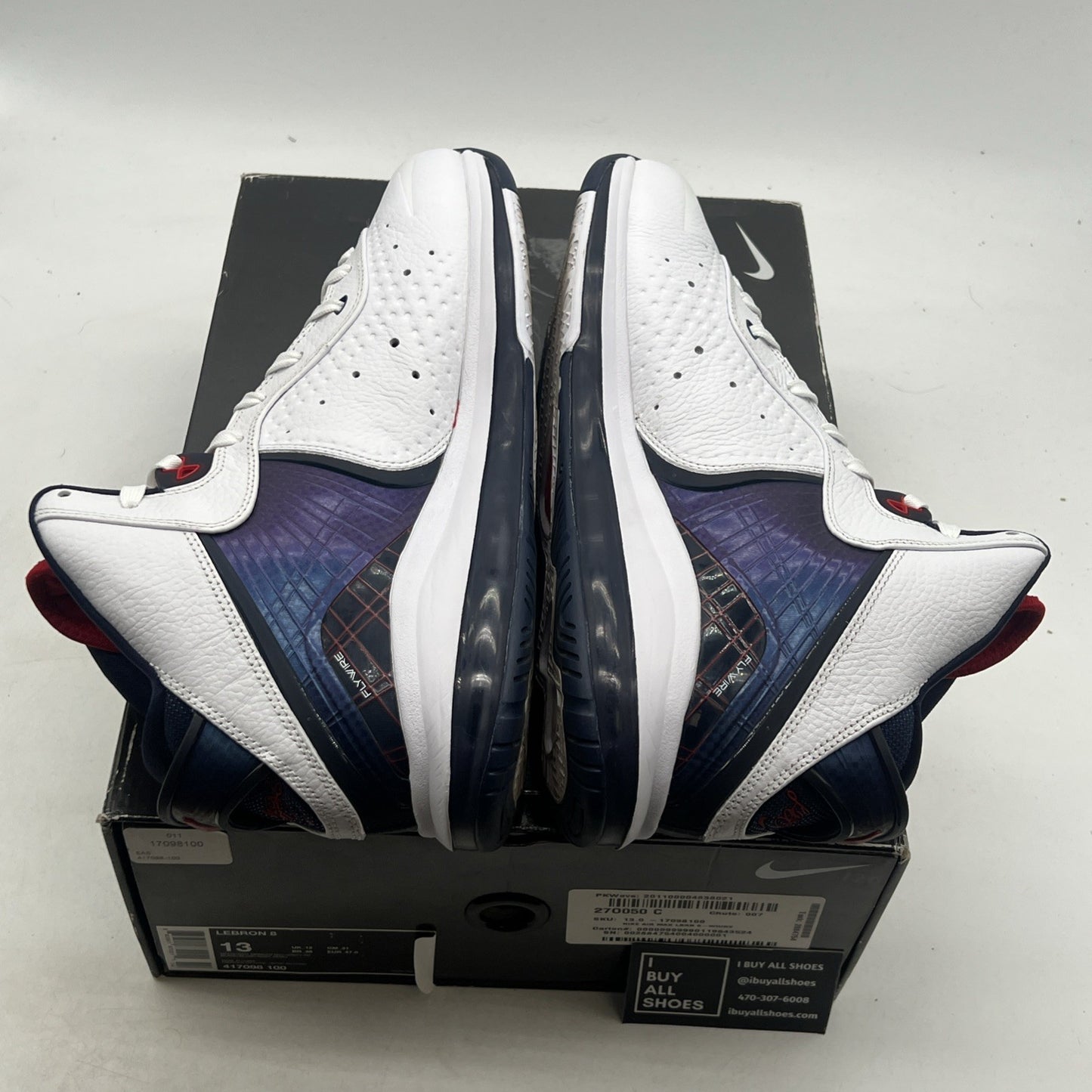 Size 13 - Nike Lebron 8 Veterans Day (417098-100)