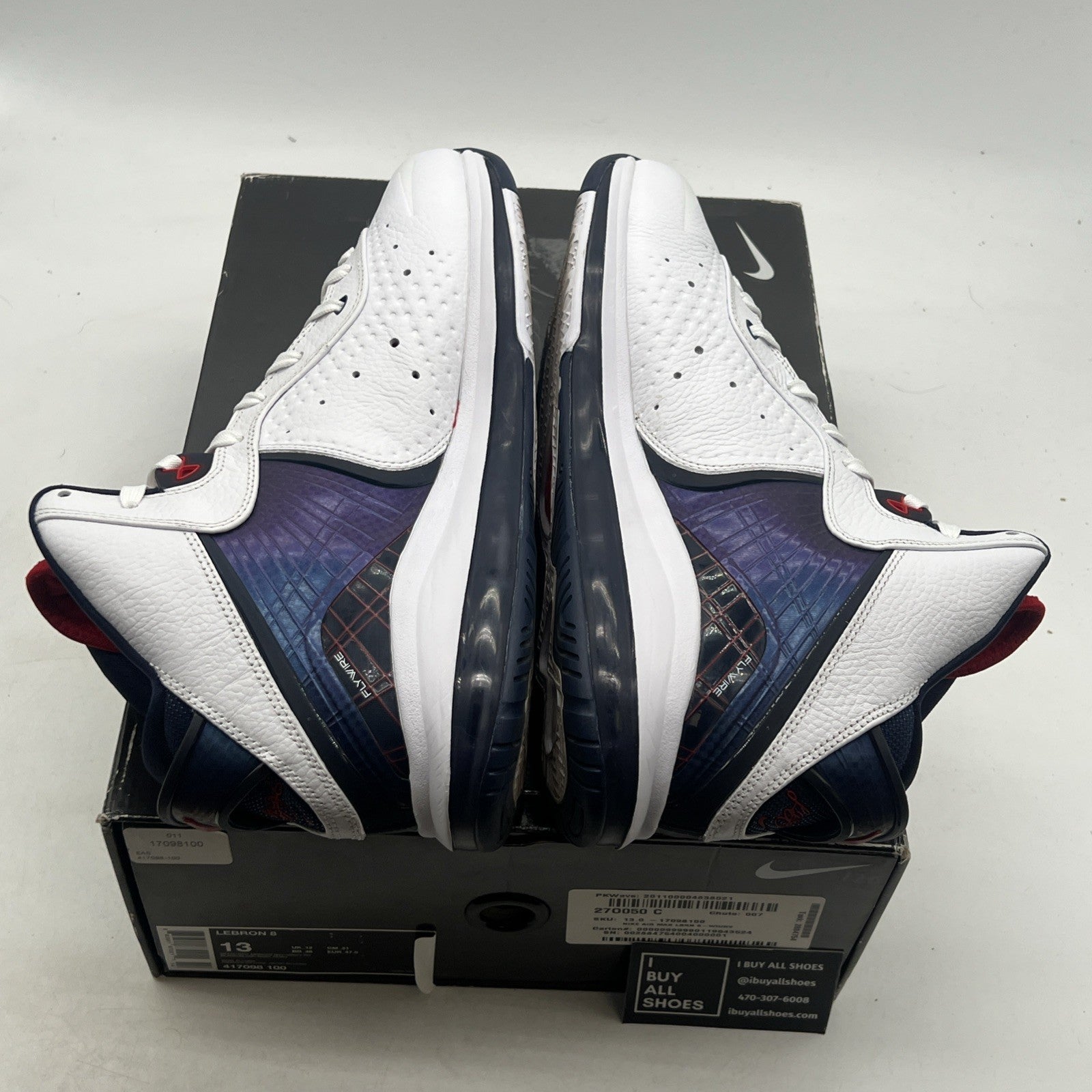 Size 13 - Nike Lebron 8 Veterans Day (417098-100)