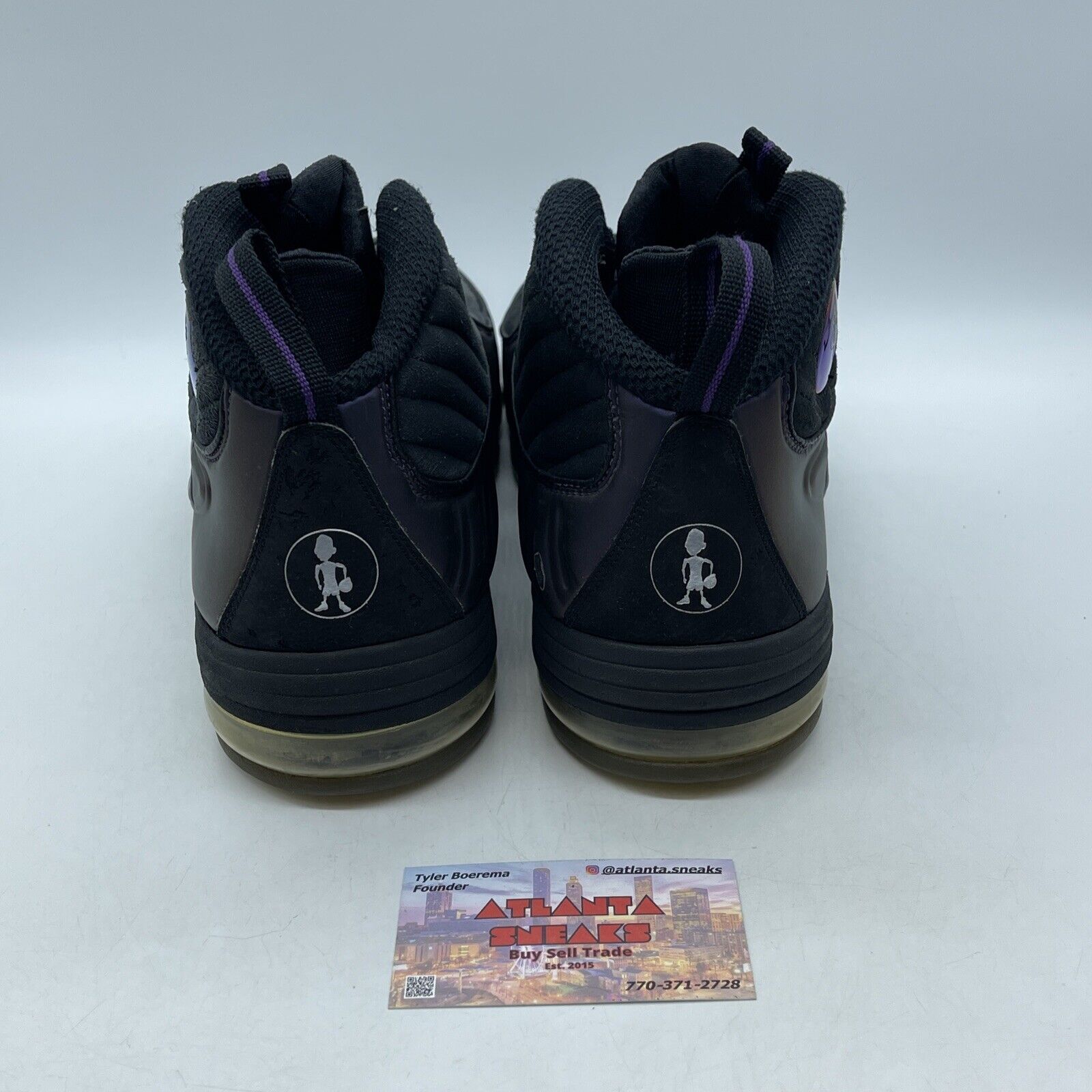 Size 11 - Nike 1/2 Cent Eggplant Purple Black Suede Leather (344646-500)