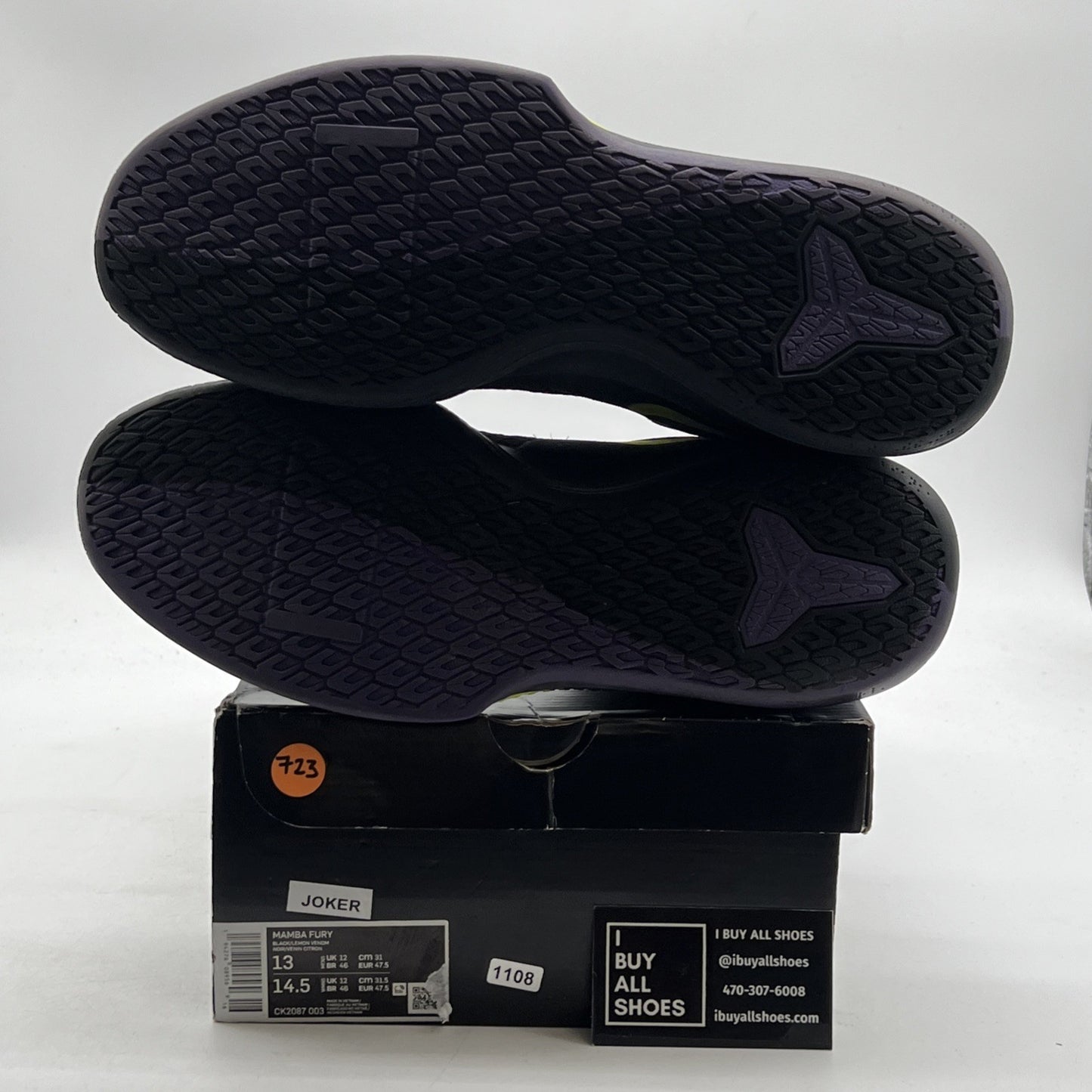 Size 13 - Nike Mamba Fury Lakers Away (CK2087-003)
