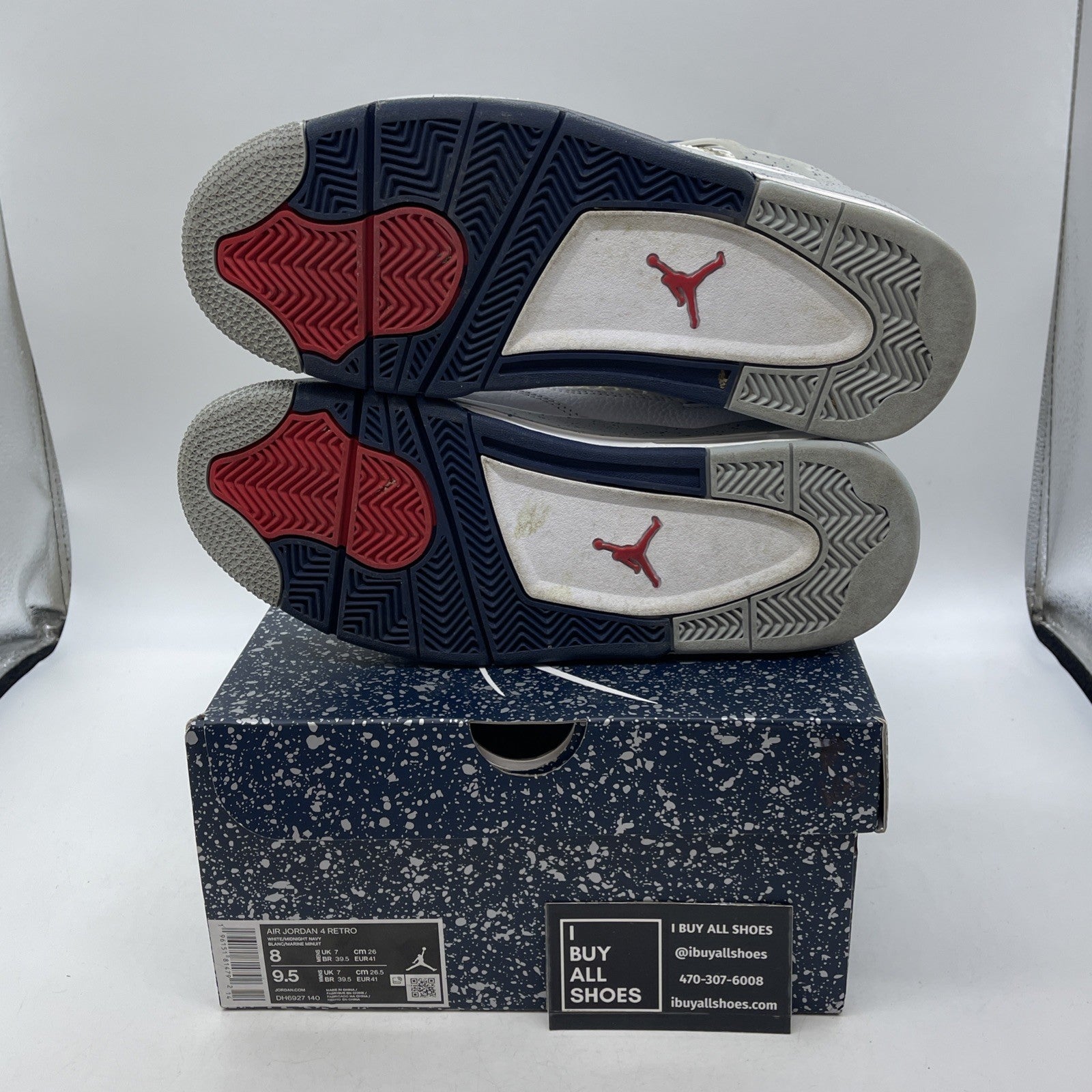 Size 8 - Air Jordan 4 Retro Mid Midnight Navy (DH6927-140)