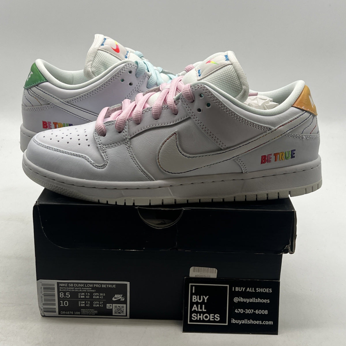Size 8.5 - Nike Dunk SB Low Be True (DR4876-100)