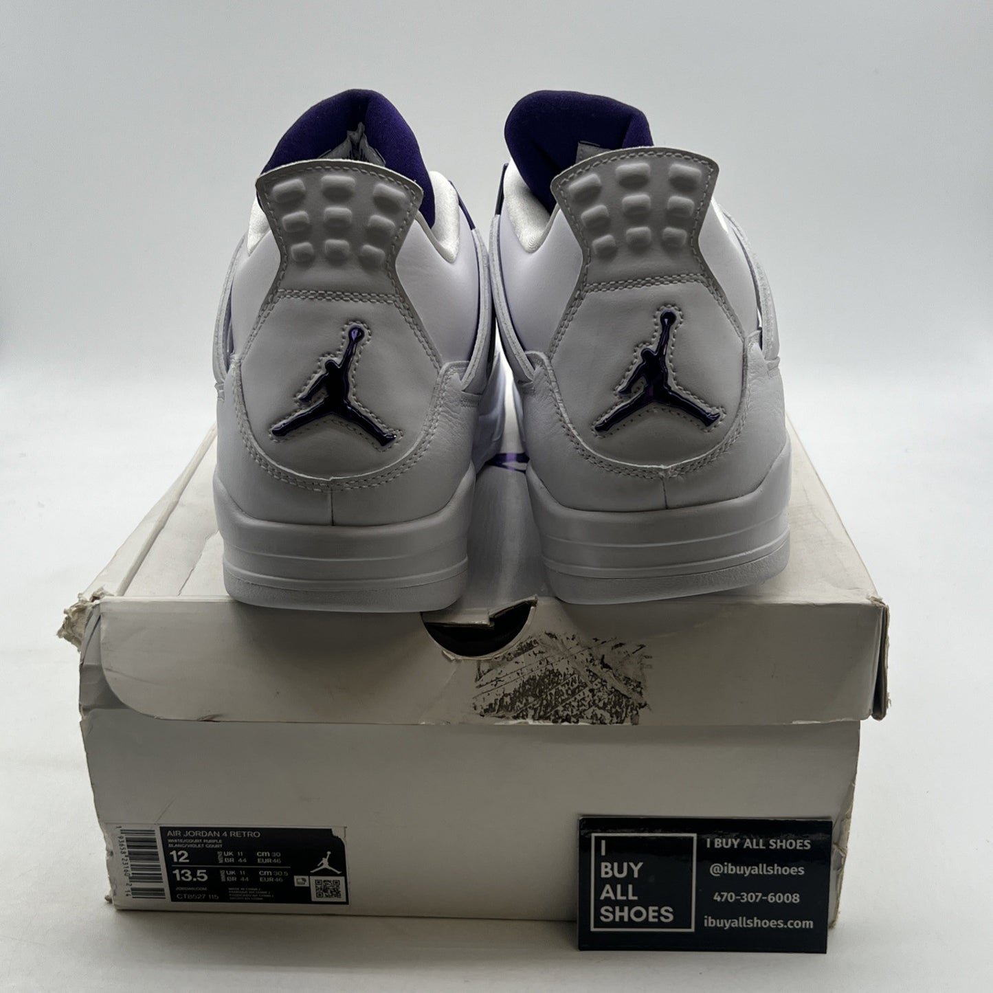 Size 12 - Air Jordan 4 Retro Mid Purple Metallic (CT8527-115)