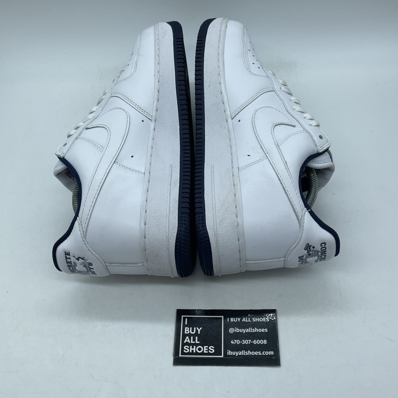 Size 10.5 - Nike Lil Yachty x Air Force 1 Low Concrete Boys Blue (IB5720-100)