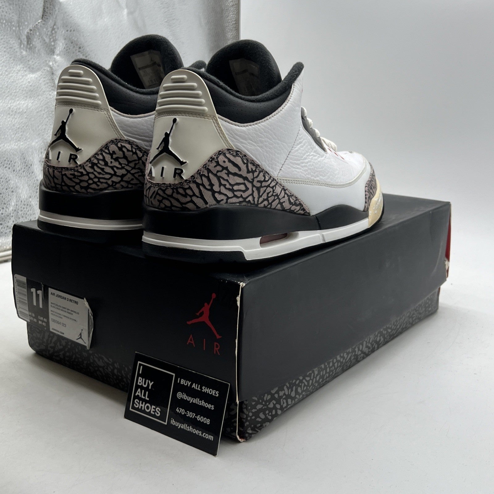 Size 11 - Air Jordan 3 Retro Infrared 23 (136064-123)