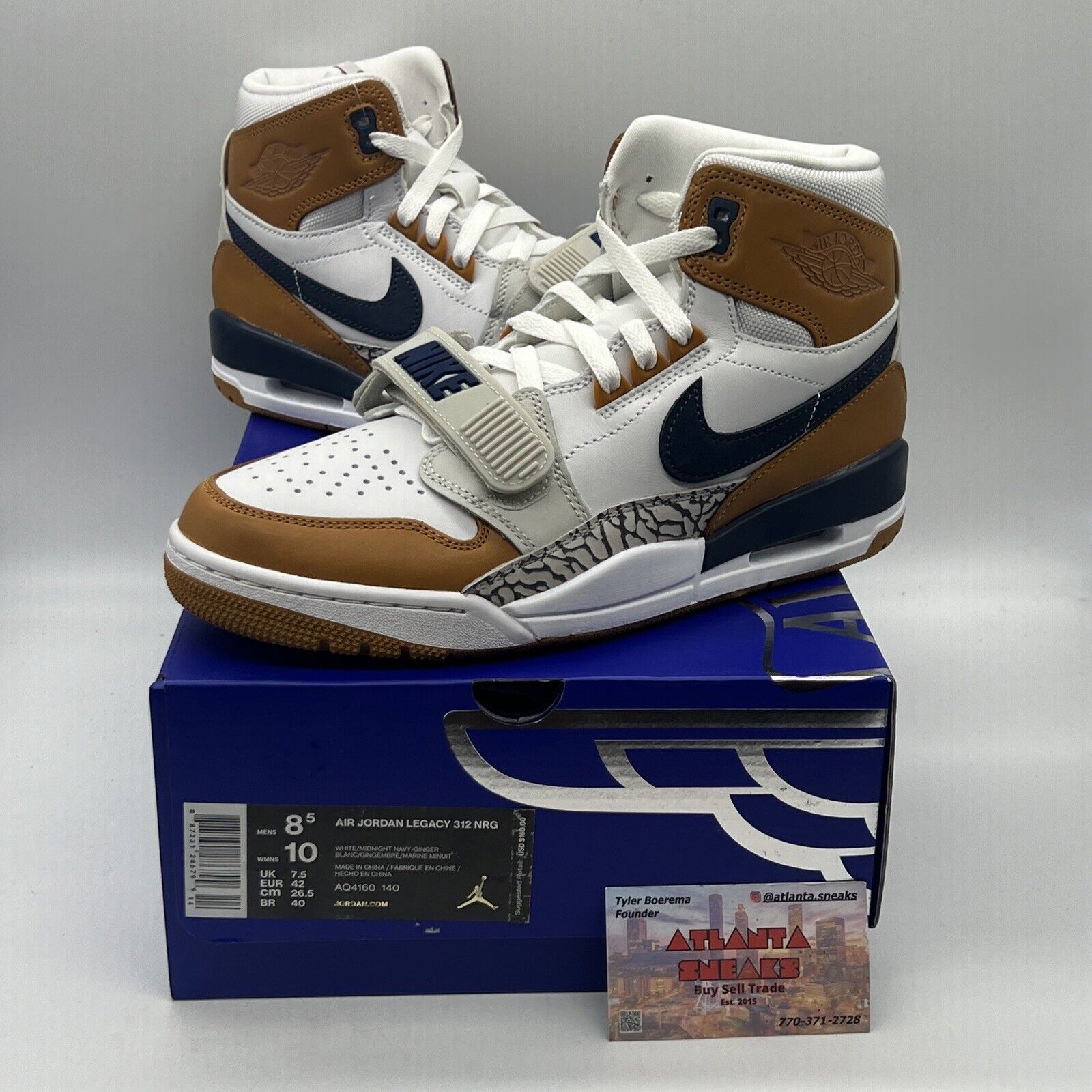 Size 8.5 - Just Don x Jordan Legacy 312 Medicine Ball Brand New Og All