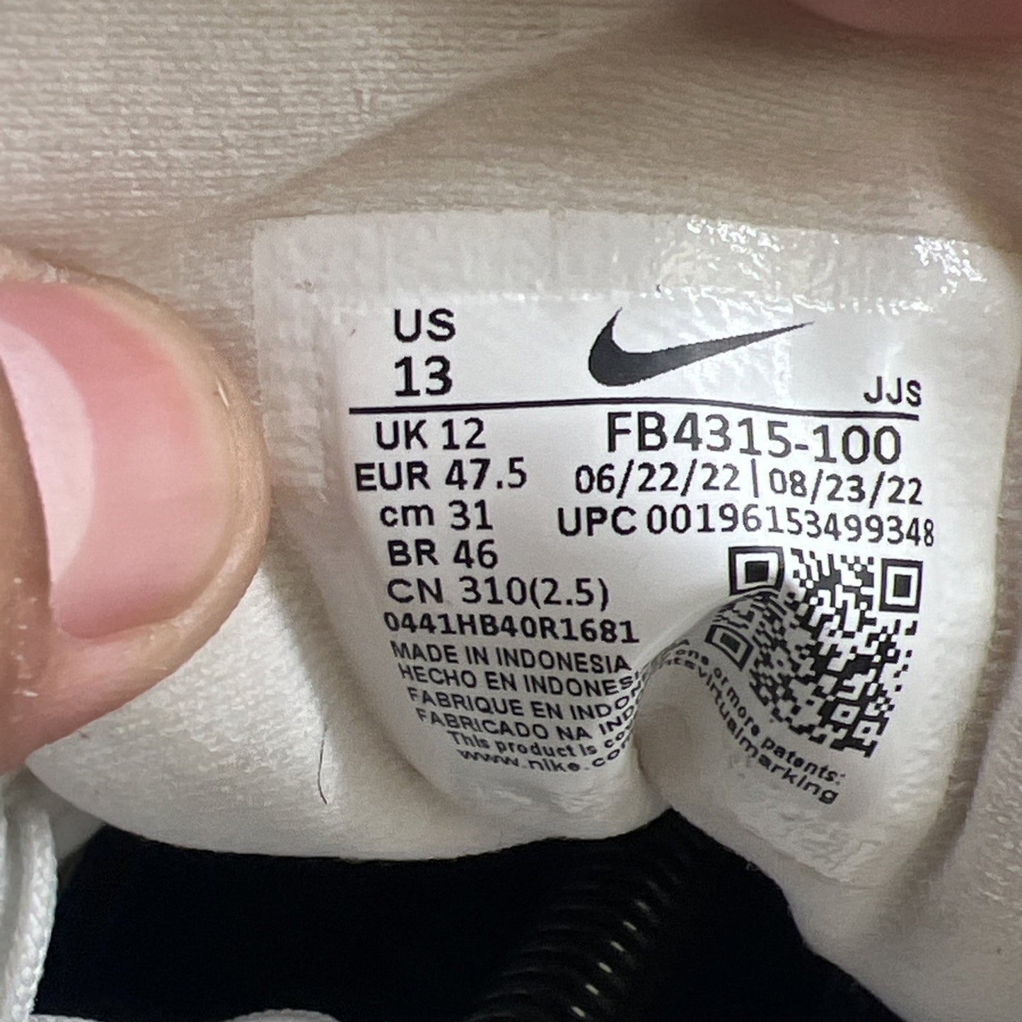 Size 13 - Nike Air Max 90 SE Frank Rudy (FB4315-100)