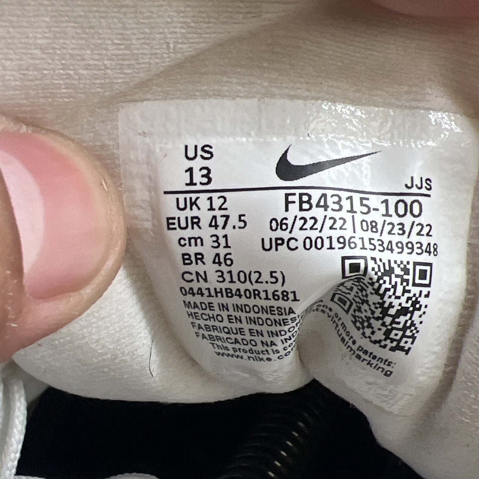 Size 13 - Nike Air Max 90 SE Frank Rudy (FB4315-100)
