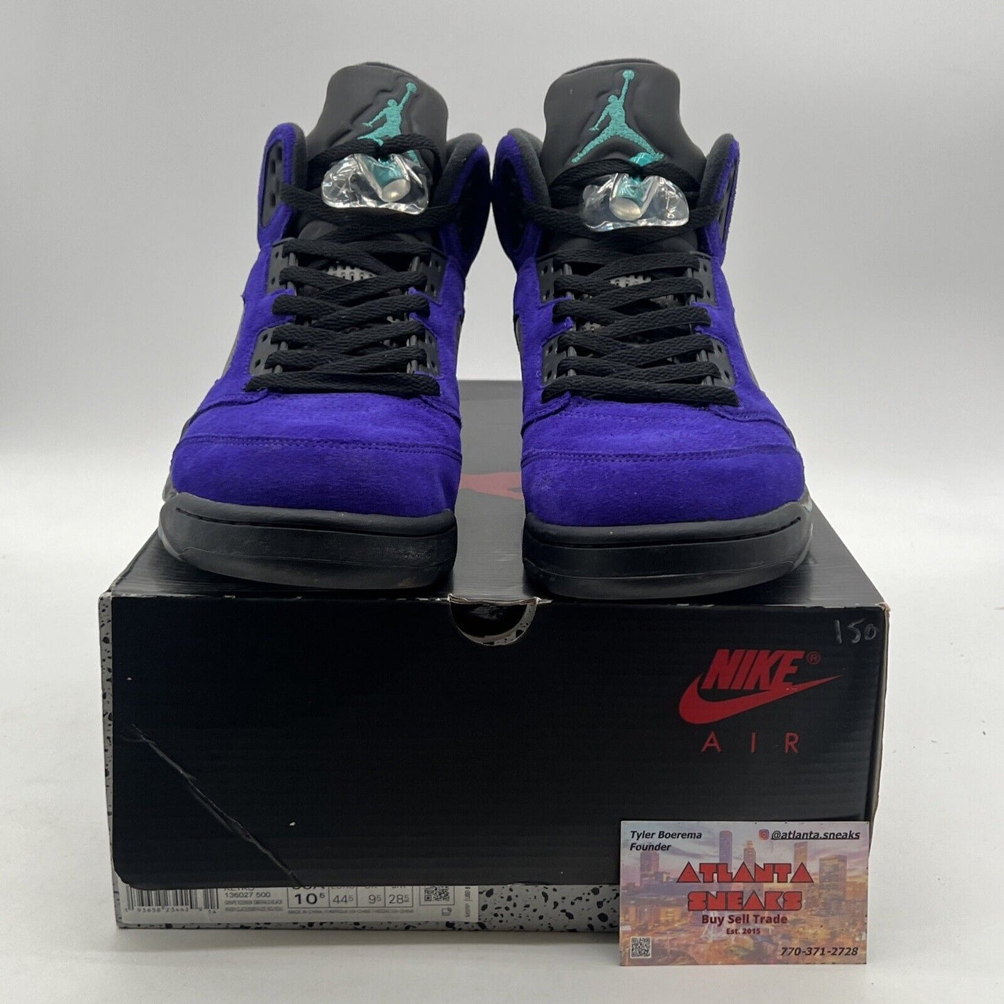 Size 10.5 - Air Jordan 5 Retro Alternate Grape 2020 (136027-500)