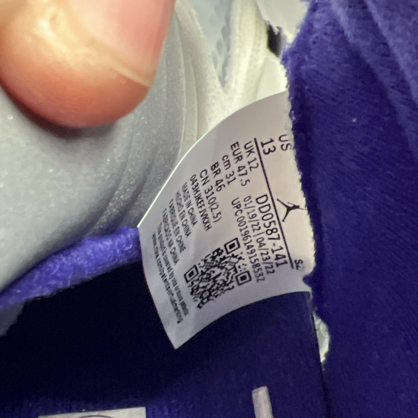 Size 13 - Air Jordan 5 Concord 2022 (DD0587-141)