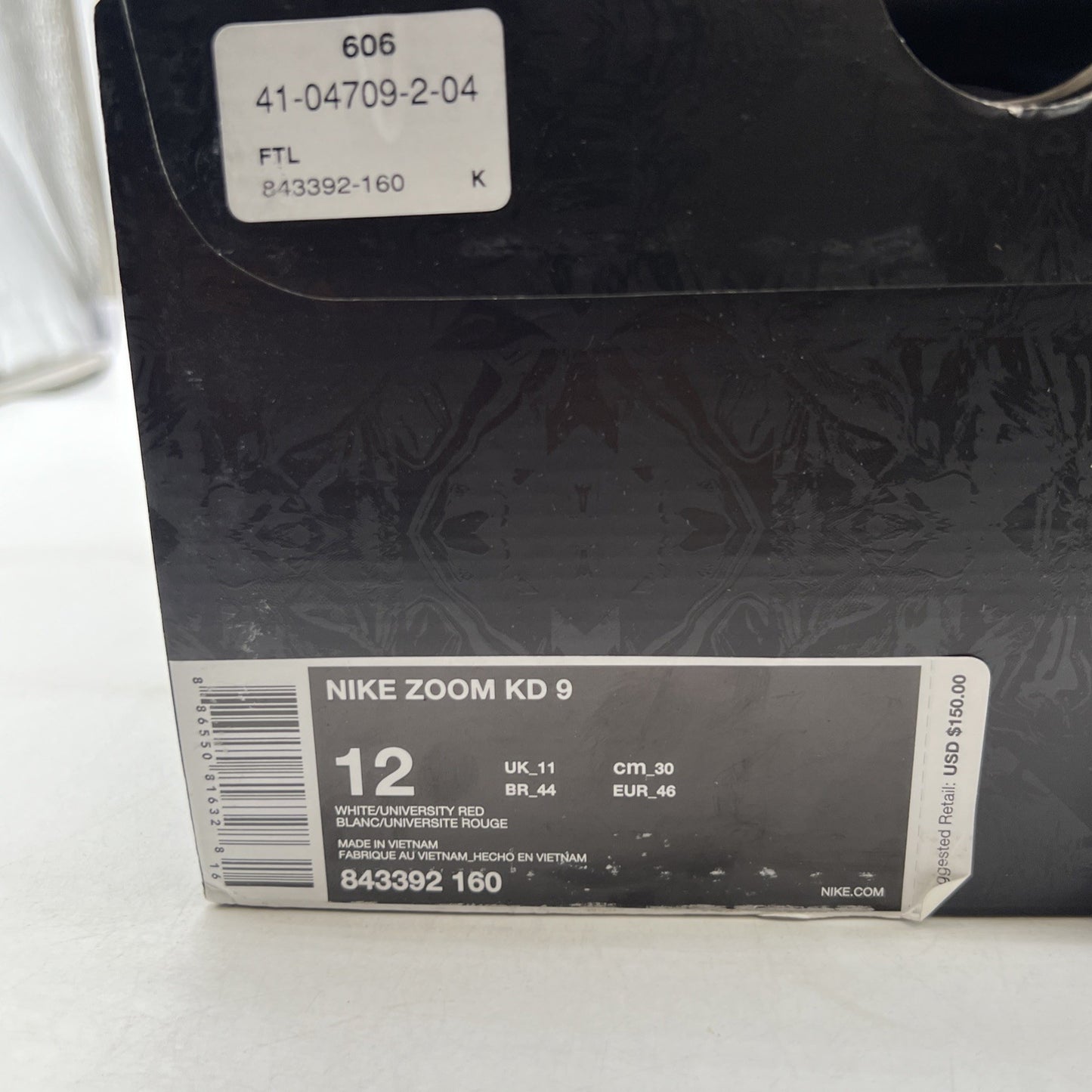 Size 12 - Nike KD 9 USA - (843392-160)