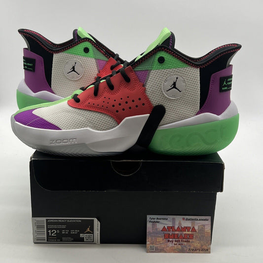 Size 12.5 - Jordan React Elevation White Hyper Violet (CK6618-101)