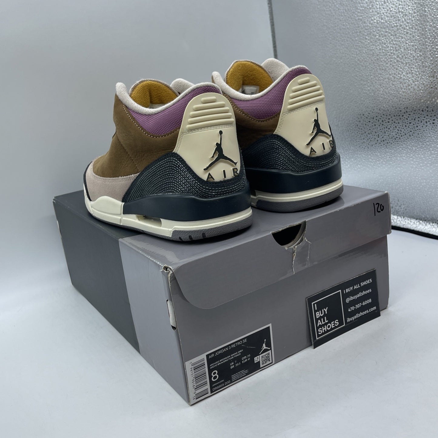 Size 8 - Air Jordan 3 Retro SE Winterized Brown Black Suede (DR8869-200)