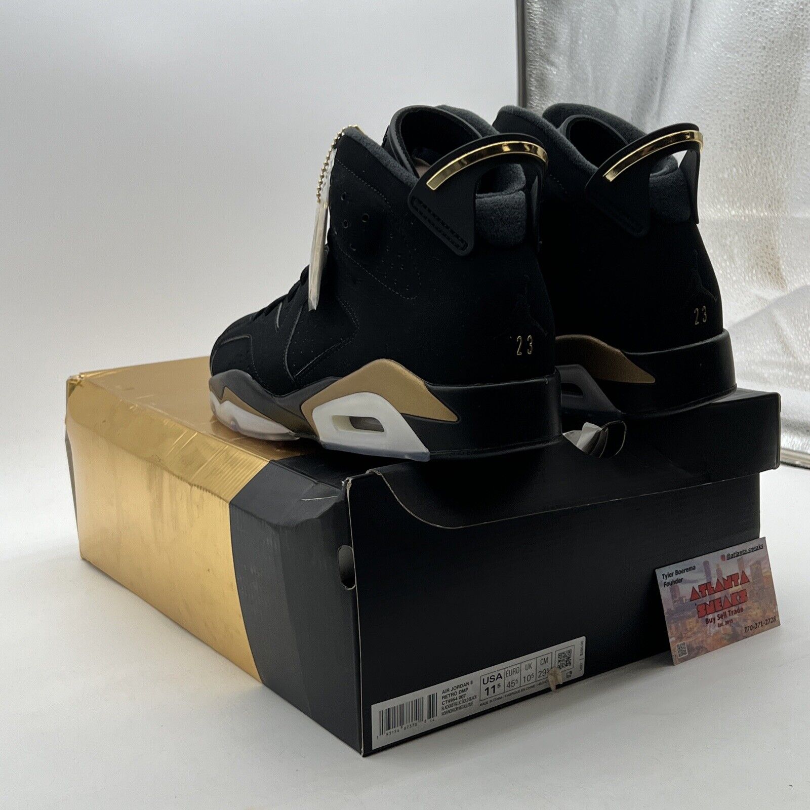 Size 11.5 - Air Jordan 6 Retro Defining Moments 2020 (CT4954-007)