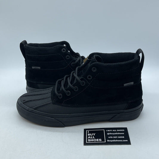 Size 9 - Vans Scotchgard Black SK-8 High black Suede Leather (721454)