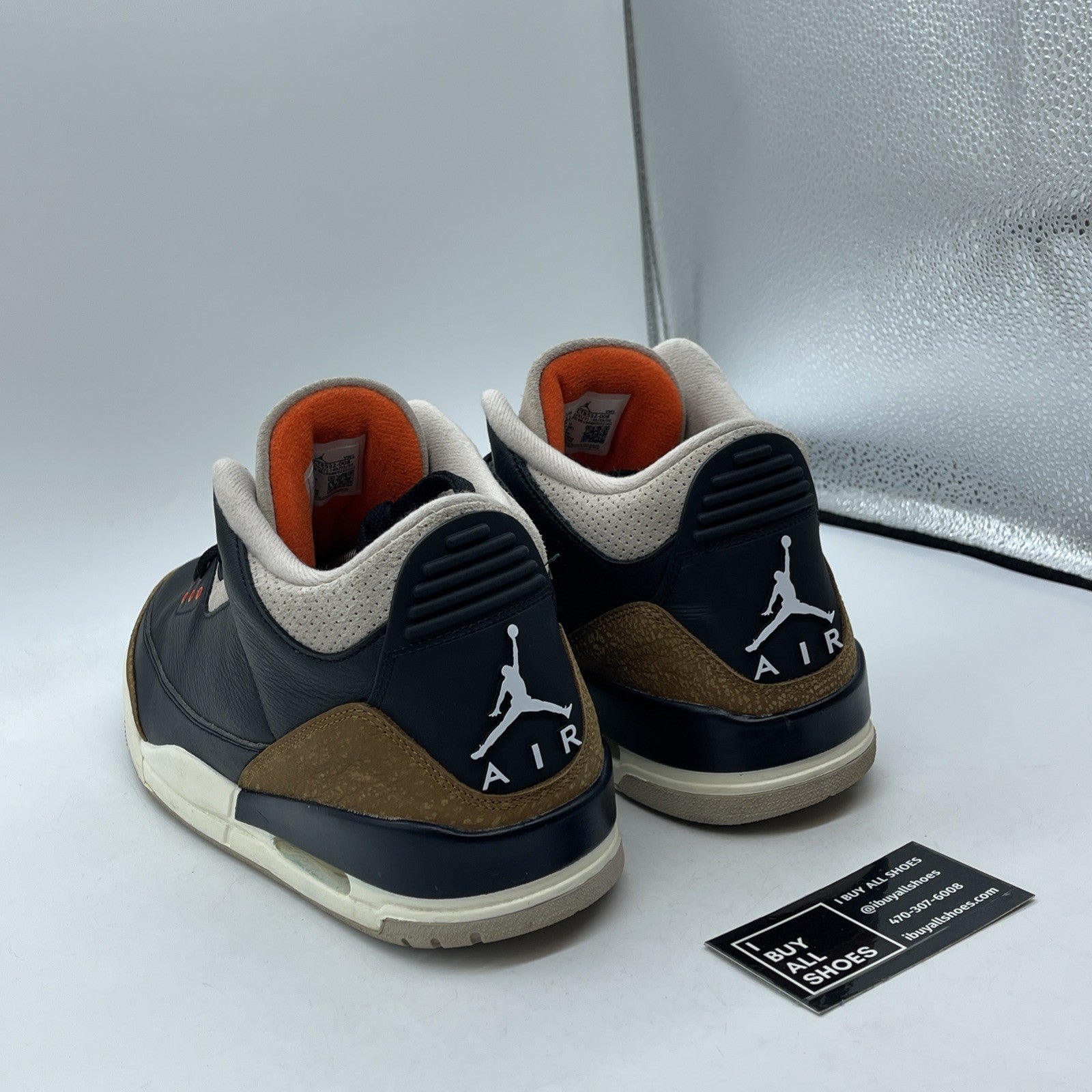 Size 12 - Jordan 3 Retro Mid Desert Elephant Black Brown Suede (CT8532-008)