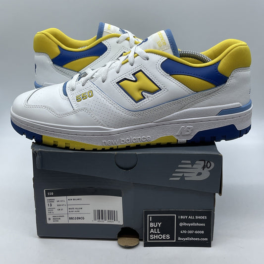 Size 13 - New Balance 550 Honeycomb Heritage Blue White Leather (BB550NCG)