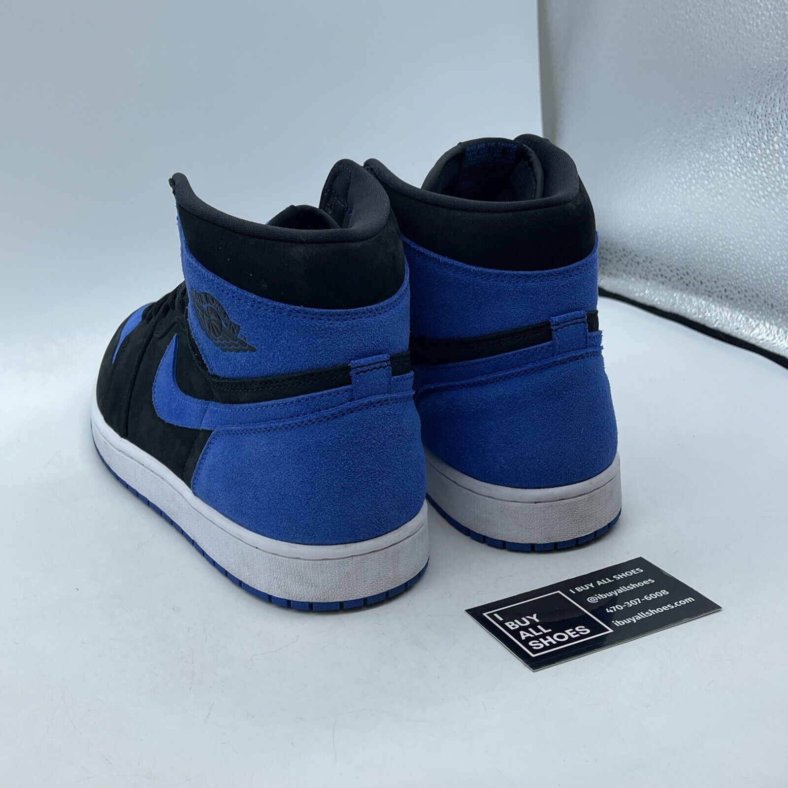 Size 12 - Jordan 1 Retro OG High Royal Reimagined Blue Black Suede (DZ5485-042)
