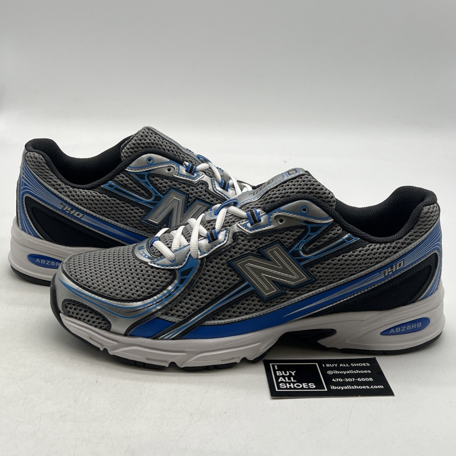 Size 12 - New Balance 740 Slate Silver Blue Grey Black White (U740SB2)
