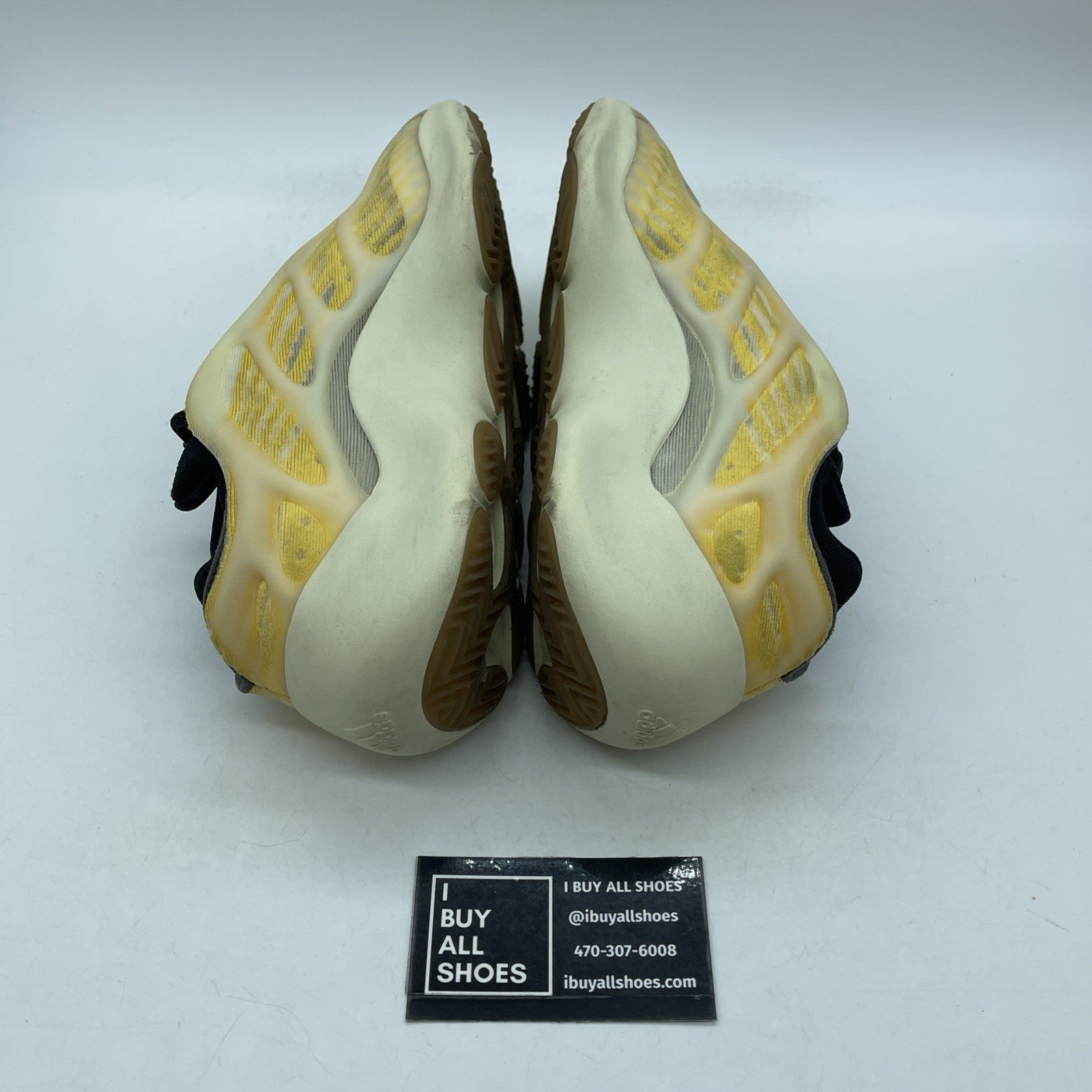 Size 6.5 - adidas Yeezy 700 V3 Mono Safflower Yellow Black Suede (HP5425)