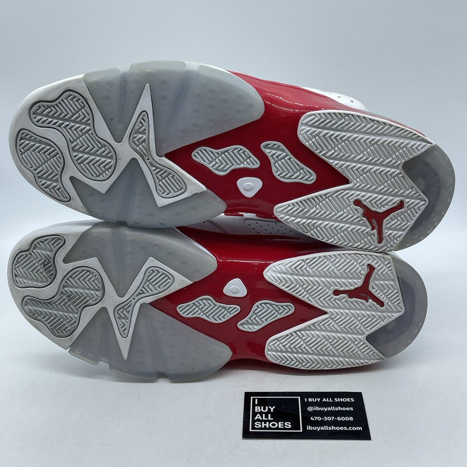 Size 13 - Air Jordan 6-17-23 White Grey Fire Red Suede Leather (DC7330-106)