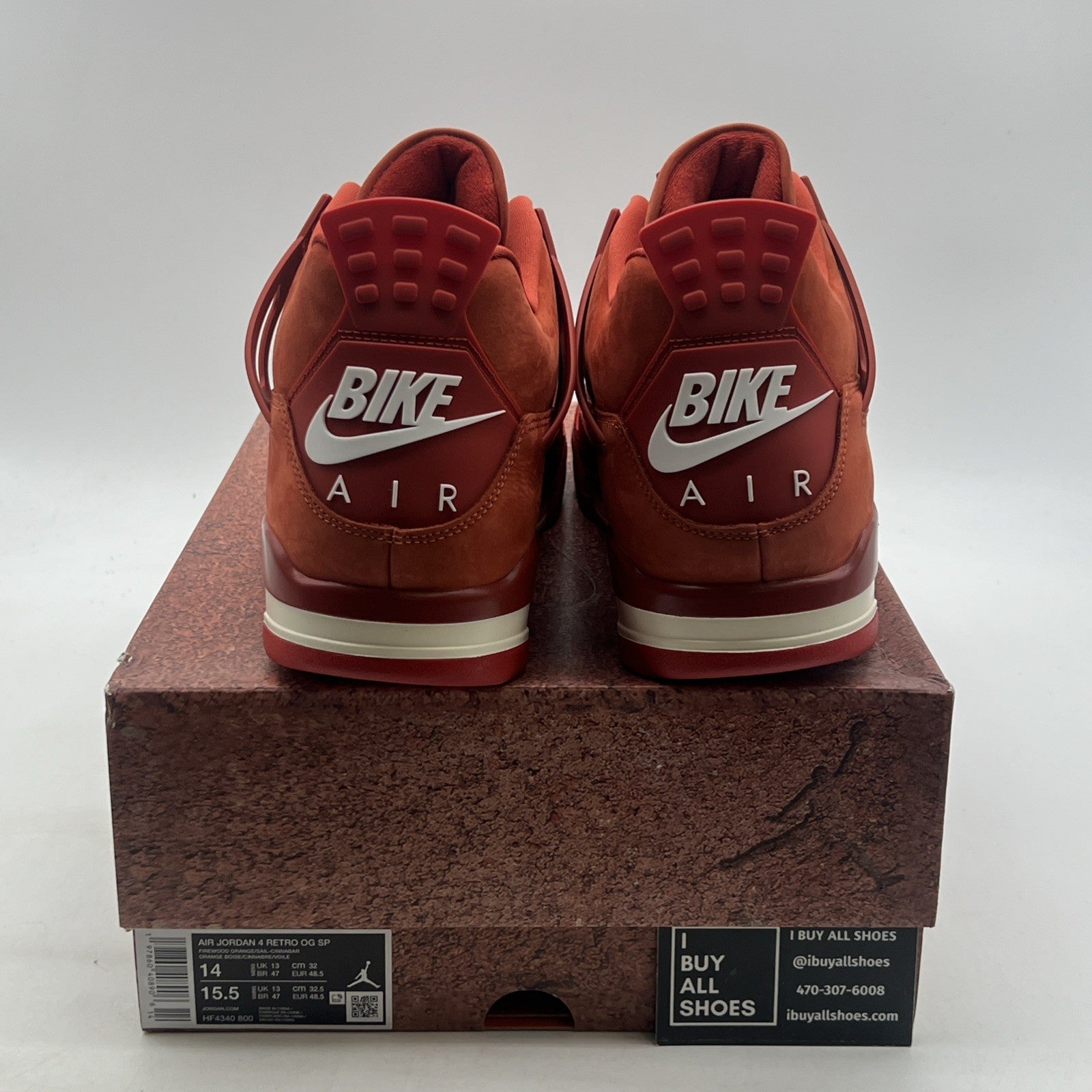 Size 14 -Nigel Sylvester x Air Jordan 4 Retro OG SP Brick By Brick (HF4340-800)