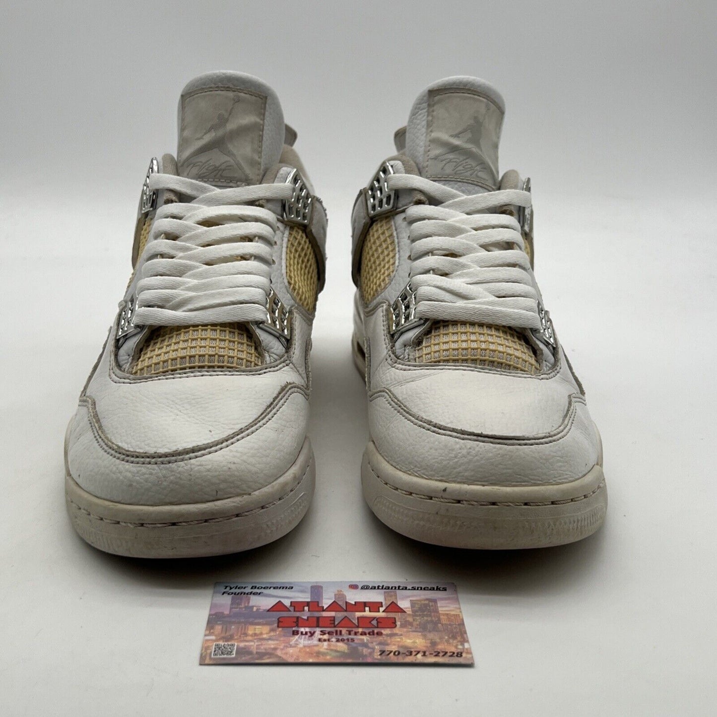 Size 10.5 - Air Jordan 4 Retro Mid Pure Money (308497-100)