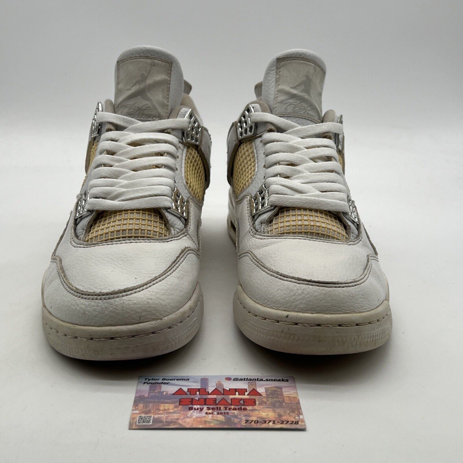 Size 10.5 - Air Jordan 4 Retro Mid Pure Money (308497-100)