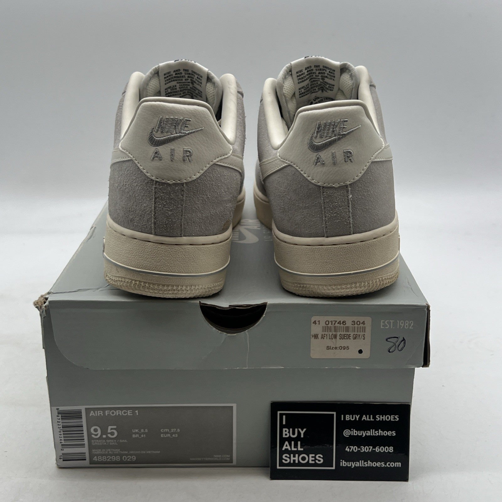 Size 9.5 - Nike Air Force 1 Low Blazer Pack (488298-029)