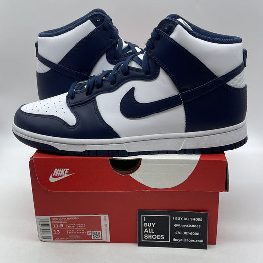 Size 11.5 - Nike Dunk High Midnight Navy (DD1399-104)