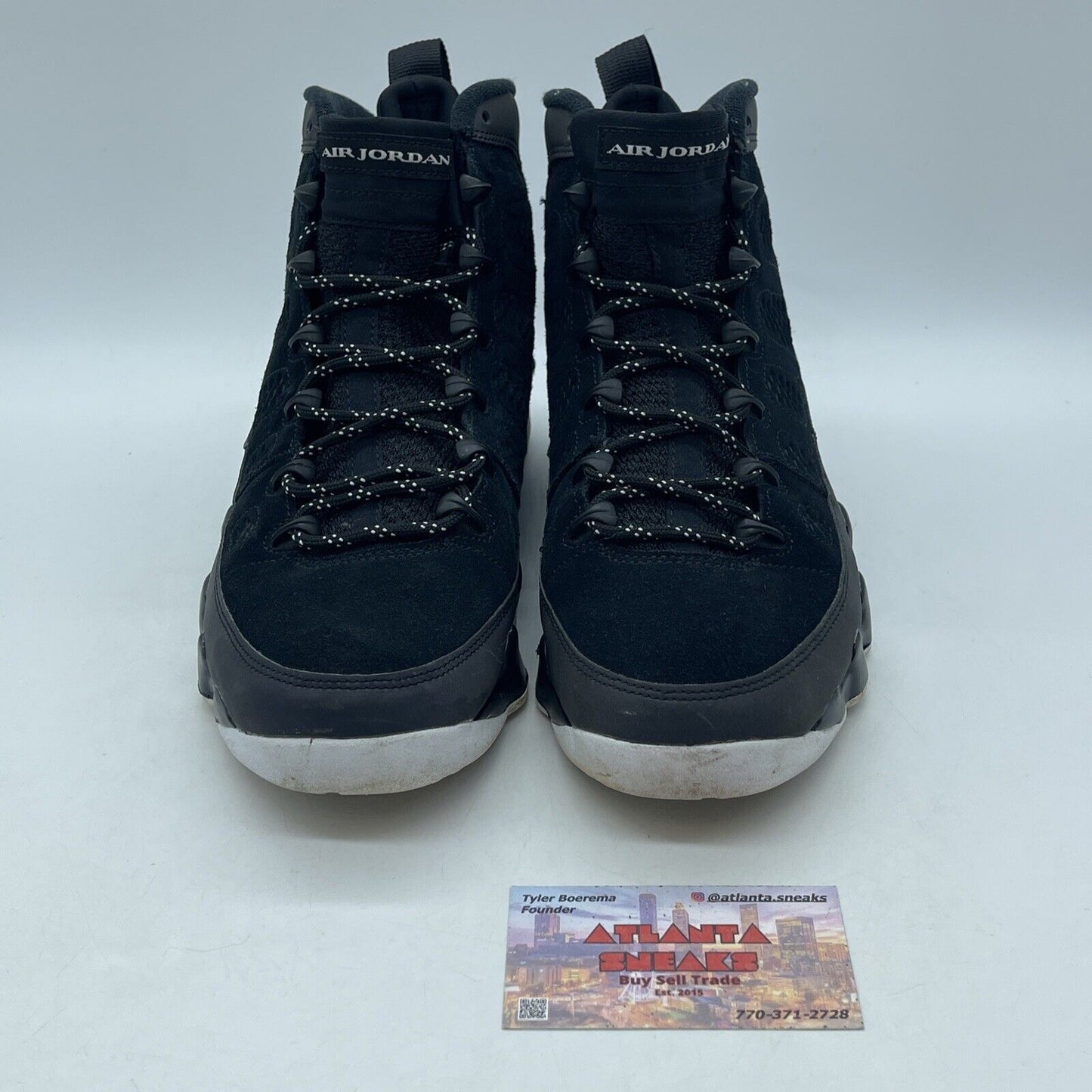 Size 8.5 - Air Jordan 9 Retro Racer Blue White Black Suede Leather (CT8019-024)