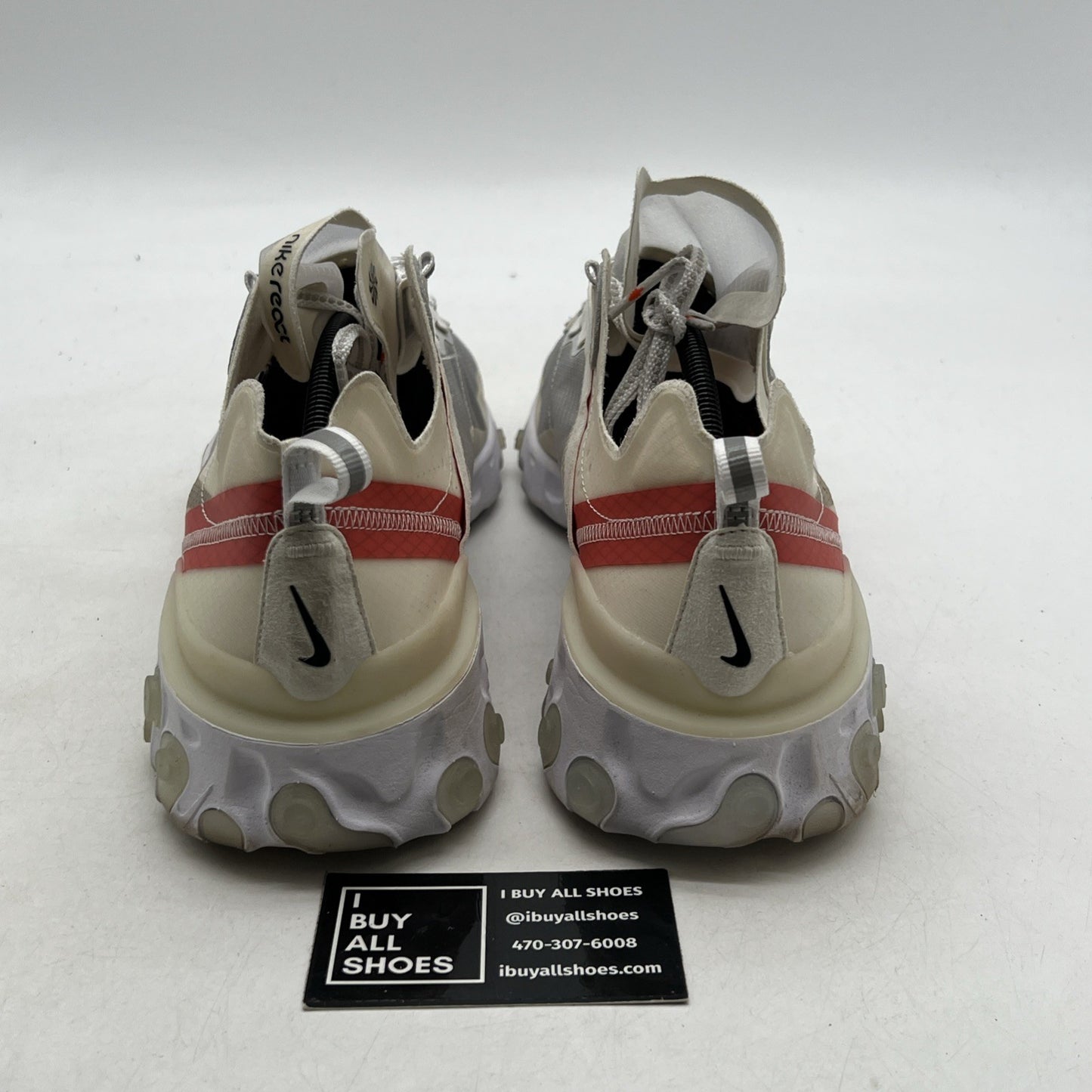 Size 12 - Nike React Element 87 Light Bone (AQ1090-100)