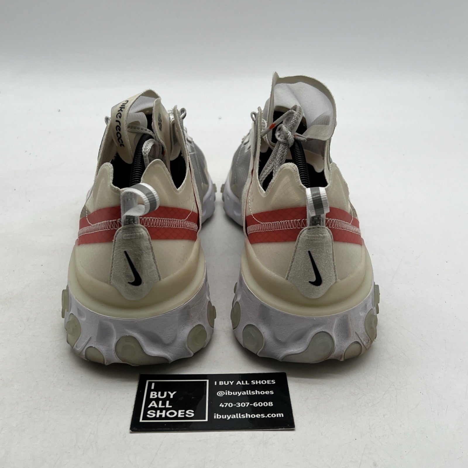 Size 12 - Nike React Element 87 Light Bone (AQ1090-100)