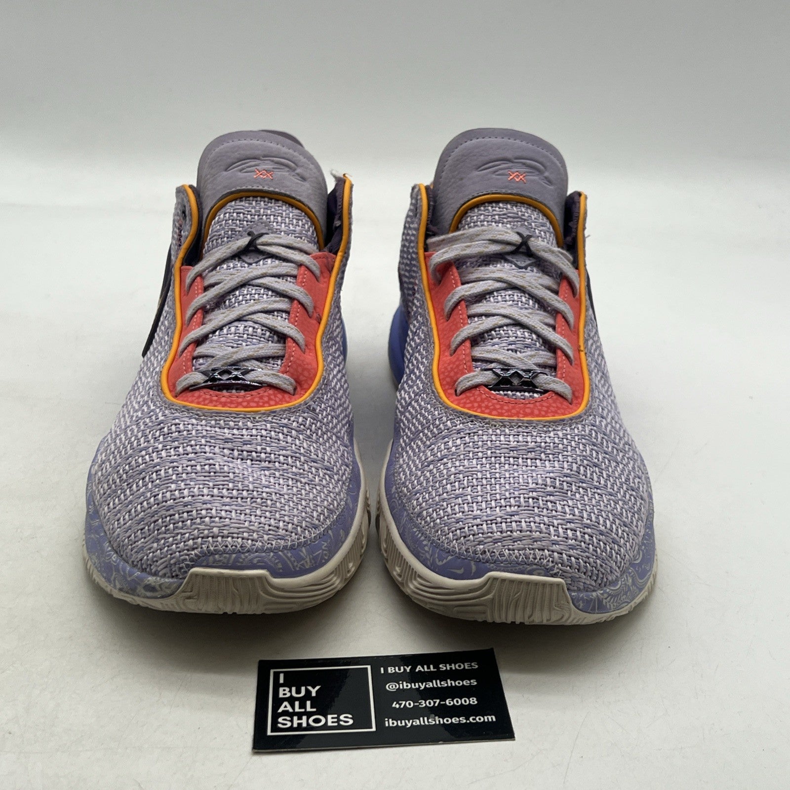 Size 14 - Nike LeBron 20 Low Purple And Gold (DJ5423-500)