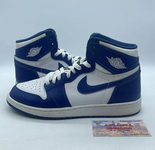 Size 6.5Y (GS) - Jordan 1 OG High Storm Blue White Leather (575441-127)