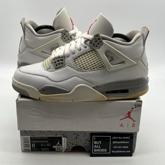 Size 8 - Air Jordan 4 Retro Mid White Oreo (CT8527-100)