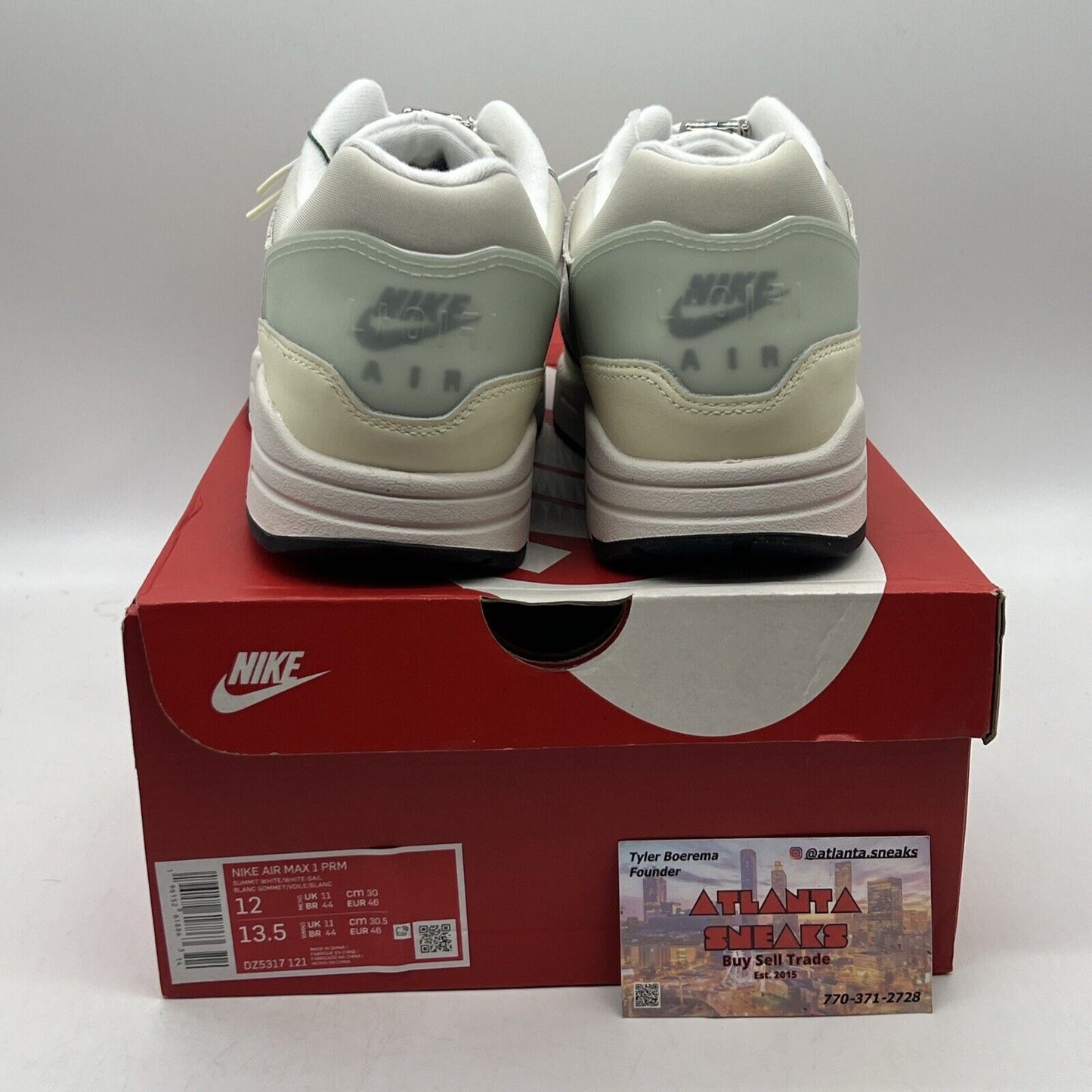 Size 12 - Nike Air Max 1 Coconut Milk/Light Bone/Phantom/Sail/Summit White/White