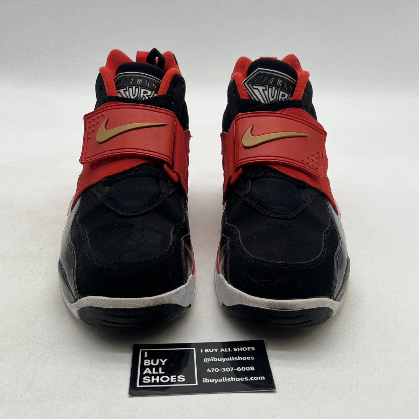 Size 11 - Nike Air Diamond Turf Black Gamma Orange (309434-009)